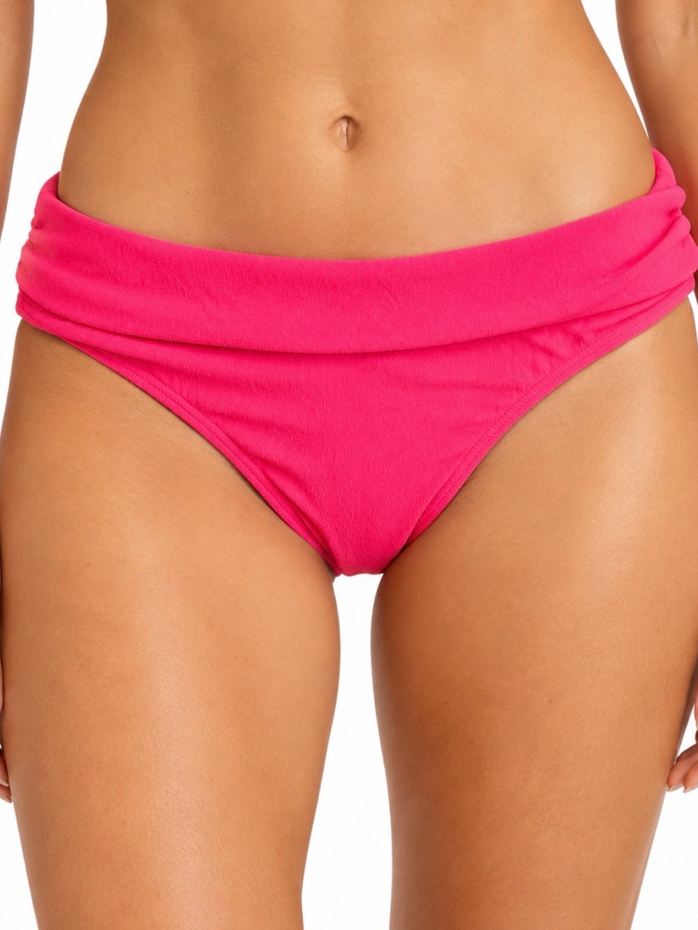 NWT Sunsets Posy Pink Crepe Unforgettable Bikini Bottom Small